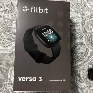 Fitbit Versa 3 - Black (See details)